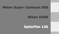 OpticFilm 135: Resolution, Color, Operation